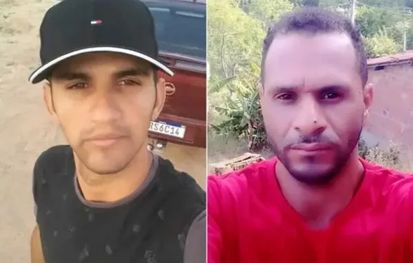Montagem colorida de dois homens, vítimas de desabamento na cidade de jacobina (BA) - Metrópoles
