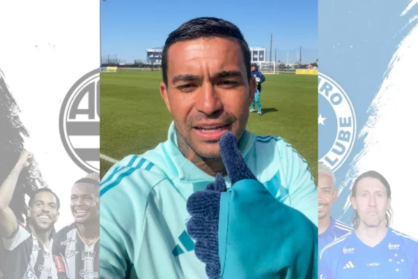 Foto colorida de Dudu, atacante do Cruzeiro - Metrópoles