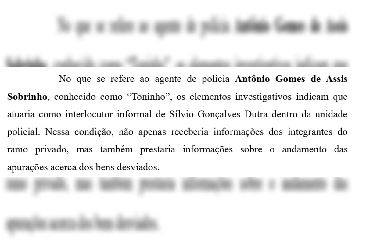 Processo explica como agente atuava Processo explica como agente atuava