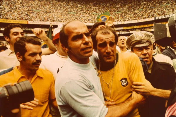 Imagem colorida do jogador Gérson, da Seleção Brasileira, campeã de 1970