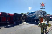 Acidente aconteceu na manhã deste sábado (8/7), na rotatória que liga a DF-180 com a DF-190, saída para Ceilândia Acidente aconteceu na manhã deste sábado (8/7), na rotatória que liga a DF-180 com a DF-190, saída para Ceilândia