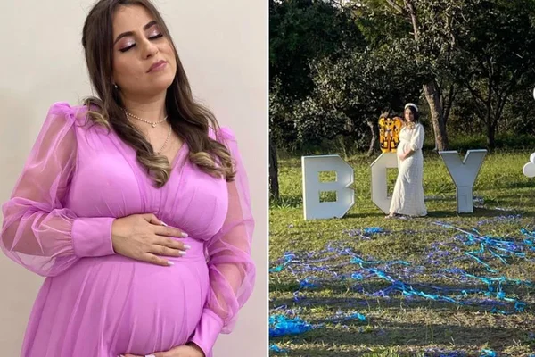 Após fazer chá revelação de menino, mulher descobre gravidez de menina