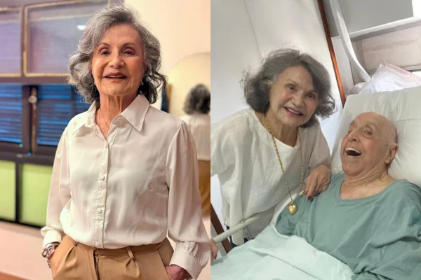 Após foto, Rosamaria Murtinho tranquiliza fãs sobre saúde de Mauro Mendonça
