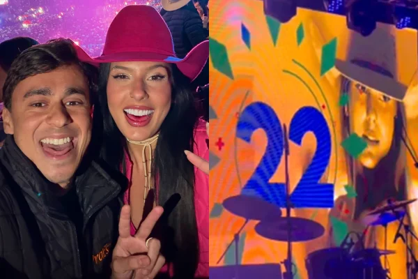 Telão já mostrou o número 22 em show de Ana Castela