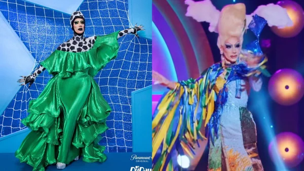 Fotografias coloridas da drag Miranda no RuPaul’s Drag Race Global All Stars 1 | Metrópoles