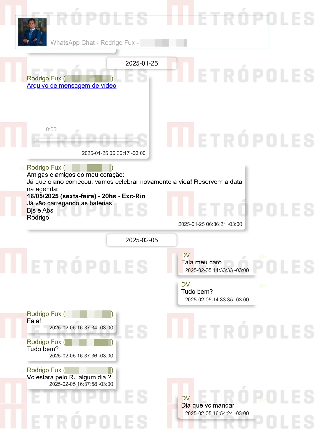 Filho de Fux ofereceu tapete vermelho a Vorcaro; veja prints das conversas - imagem 11 Filho de Fux ofereceu tapete vermelho a Vorcaro; veja prints das conversas - imagem 11