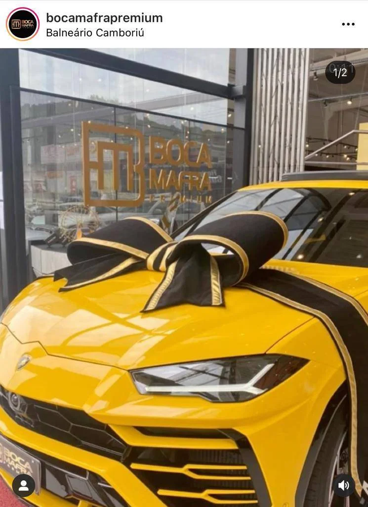 O automóvel é avaliado em R$ 2,5 milhões, mas pode chegar até R$ 3 milhões O automóvel é avaliado em R$ 2,5 milhões, mas pode chegar até R$ 3 milhões