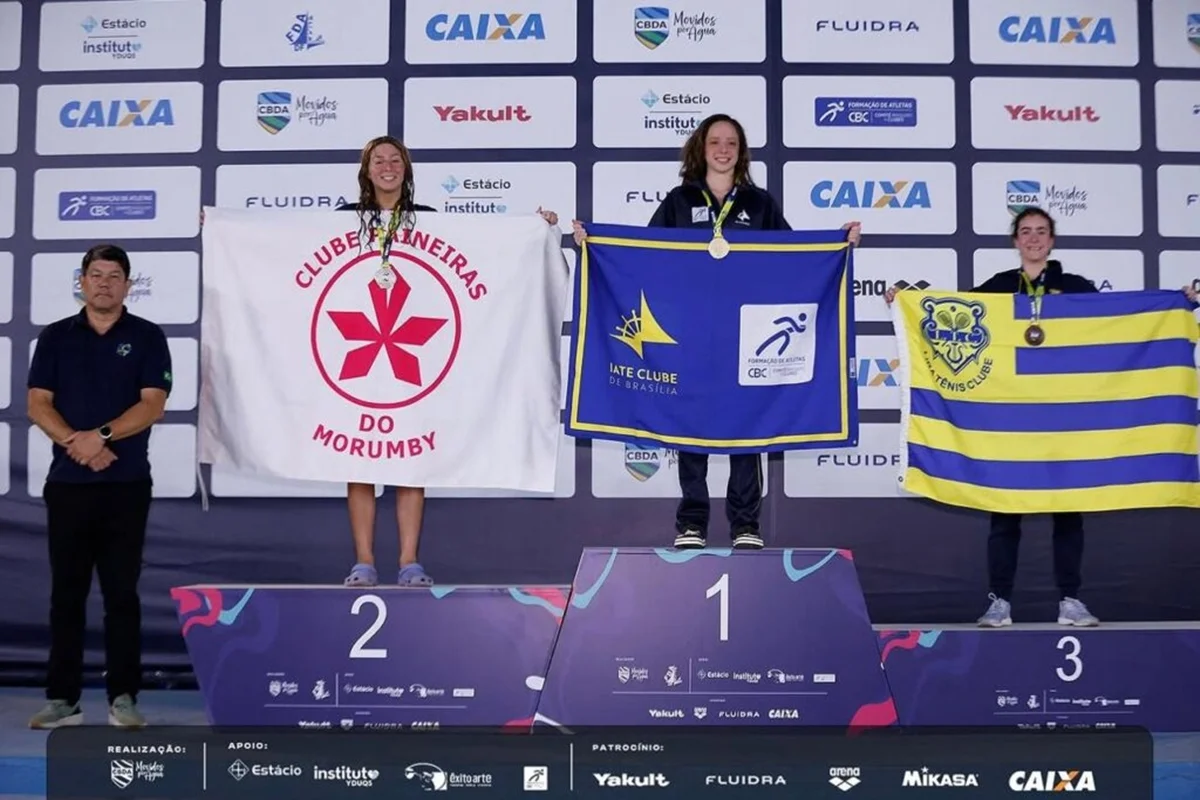 Representando o Iate Clube de Brasília, a atleta dominou as provas do estilo costas na categoria Infantil 1, consolidando-se como um dos grandes destaques do torneio Representando o Iate Clube de Brasília, a atleta dominou as provas do estilo costas na categoria Infantil 1, consolidando-se como um dos grandes destaques do torneio