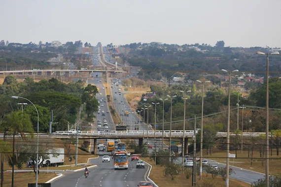 Trânsito na Epia, perto do viaduto do Catetinho, será alterado