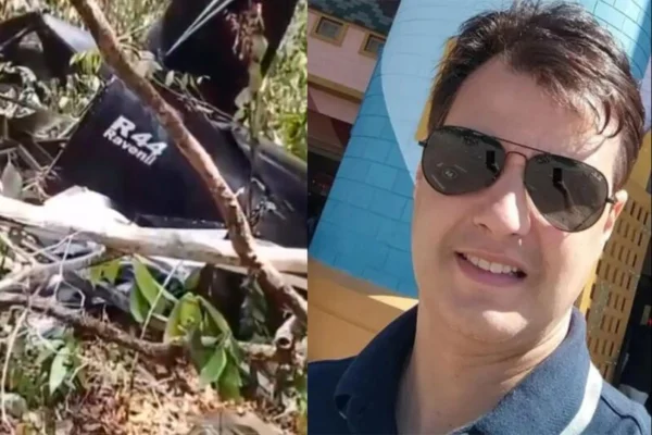Imagem colorida,Piloto de MS sobrevive após queda de helicóptero em mata de Roraima- Metrópoles