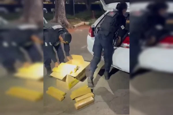 Baque no tráfico: PM apreende 300kg de maconha avaliados em R$ 500 mil