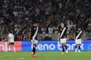 Jogadores do Vasco após a eliminação para o Boca Juniors Jogadores do Vasco após a eliminação para o Boca Juniors