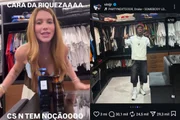 Virginia posta vídeo e web indica que foi gravado no closet de Vini Jr