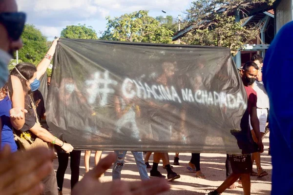 manifestação chapada veadeiros pm mortos goias