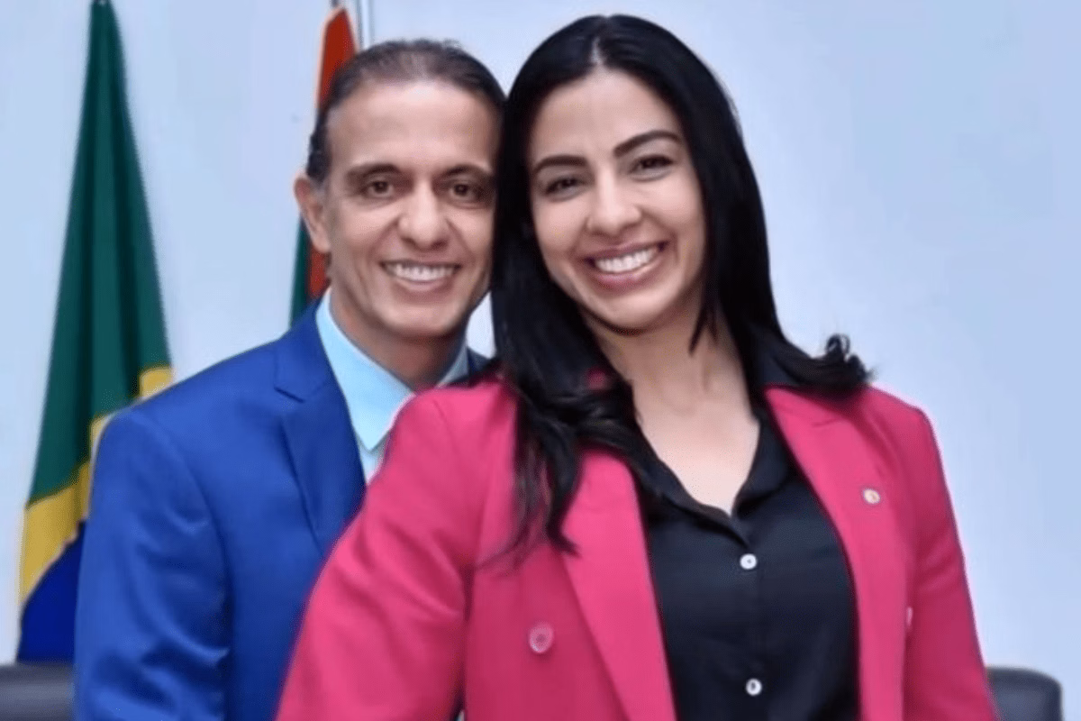 O ex-prefeito de Caxias (MA), Fábio Gentil, e a namorada, deputada Deniella