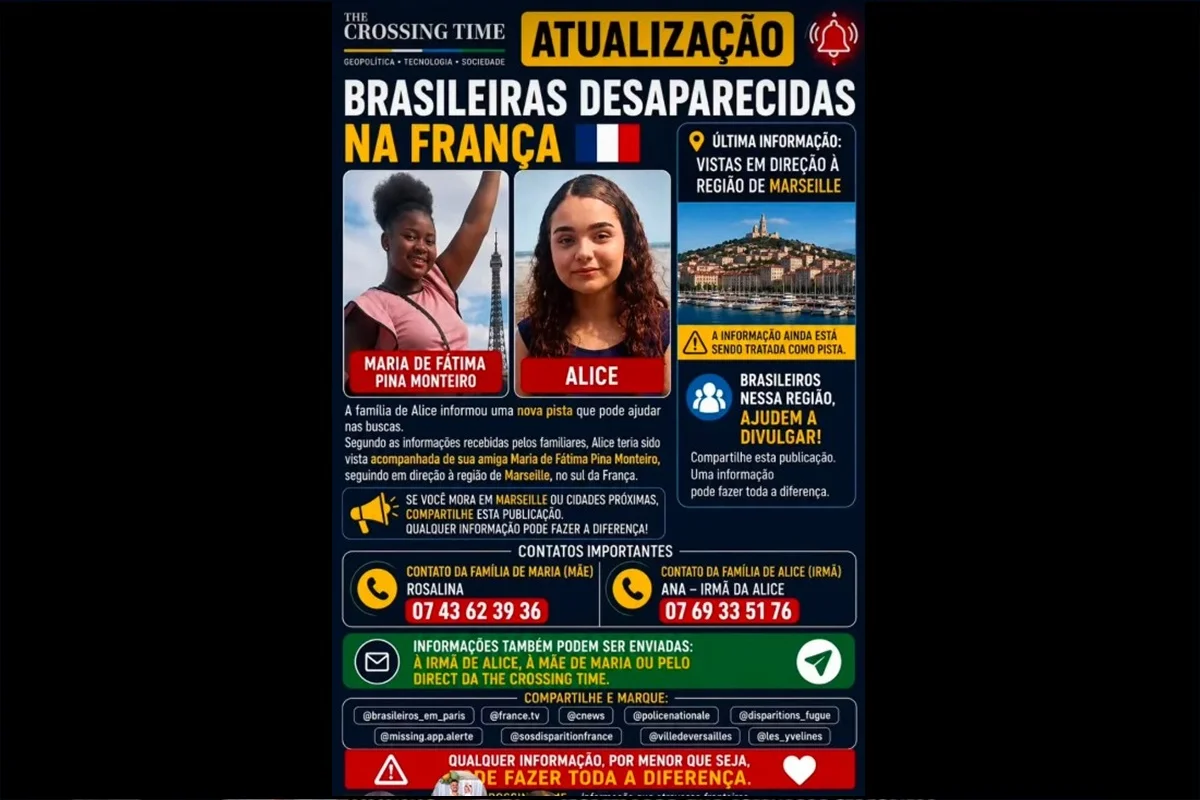 Familiares pedem ajuda com informações Familiares pedem ajuda com informações