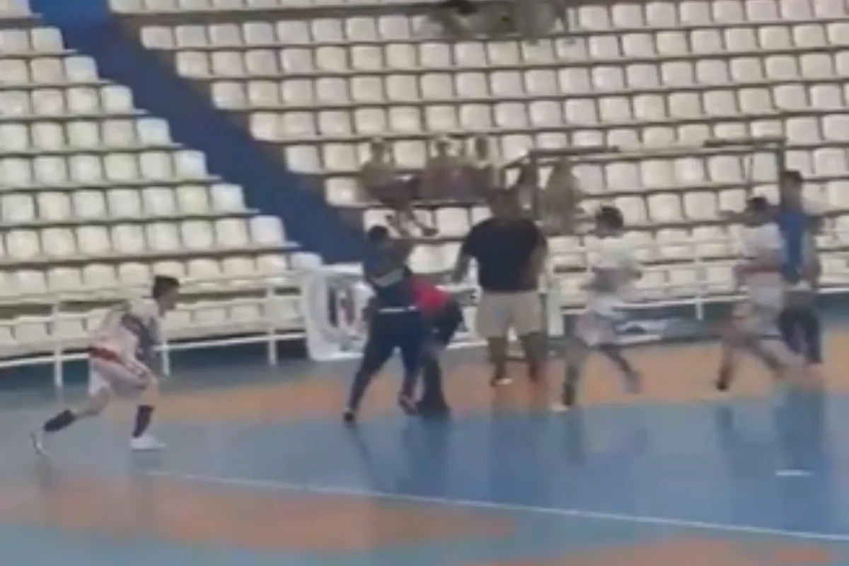 Árbitro de futsal é agredido durante final de campeonato no Amazonas