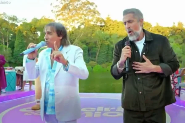 Especial de Natal com sósia de Roberto Carlos com Marcos Mion