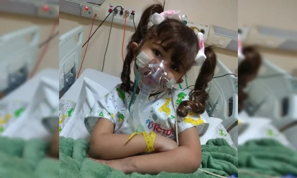 Criança em hospital