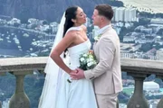 Jeniffer Costa Luna e Francesco são clicados em clima de romance