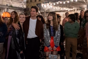 Emily in Paris. (L to R) Camille Razat as Camille, Lucas Bravo as Gabriel, Lily Collins as Emily in episode 302 of Emily in Paris. Cr. Stéphanie Branchu/Netflix © 2022