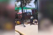 Confusão começou após mulher pedir ajuda para procurar o neto desaparecido na praia Confusão começou após mulher pedir ajuda para procurar o neto desaparecido na praia