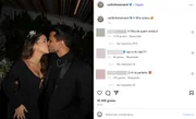 O mesmo perfil também publicou uma foto falsa de Lucas Guimarães, ex de Carlinhos, beijando uma mulher
