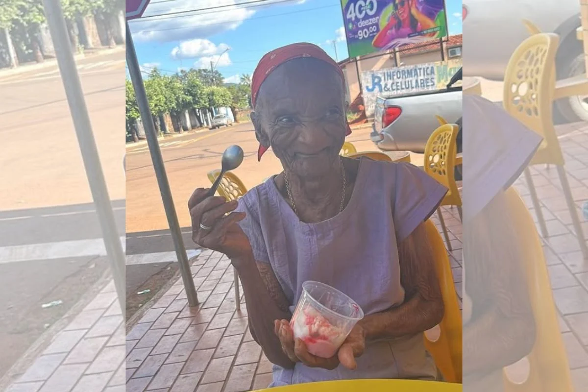 A idosa mantém uma rotina diária ativa