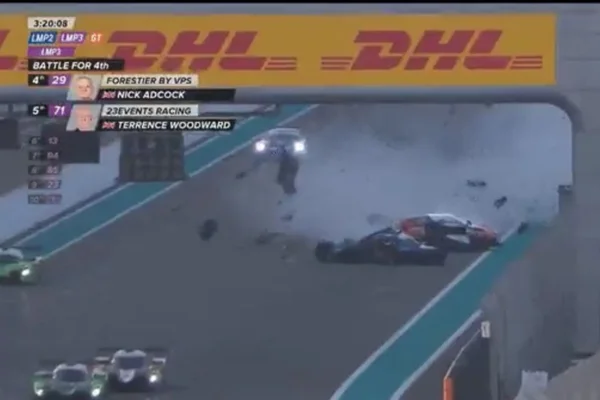 Batida impressionante interrompe corrida da Asian Le Mans Series