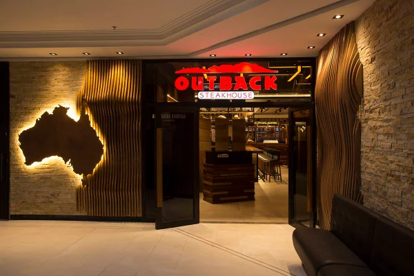 Fachada do outback