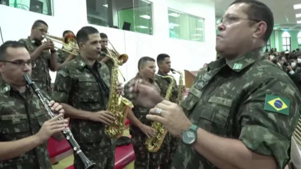 Banda do Exército toca em culto da Assembleia de Deus em Roraima