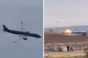 Avião que caiu no Cazaquistão despencou 1,4 mil metros em 2 minutos Avião que caiu no Cazaquistão despencou 1,4 mil metros em 2 minutos
