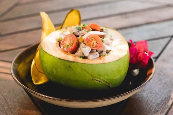 ceviche de coco