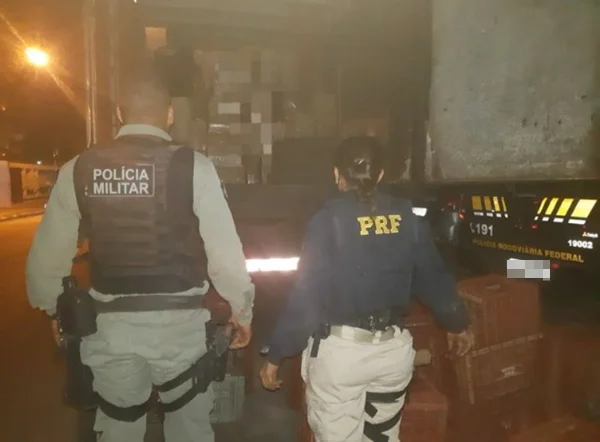 Imagem colorida ação da PRF
