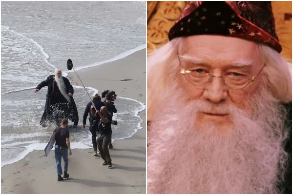 Harry Potter: veja primeiras fotos de John Lithgow como Dumbledore