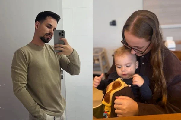 Montagem colorida de Lucas Borbas e novo affair - Metrópoles