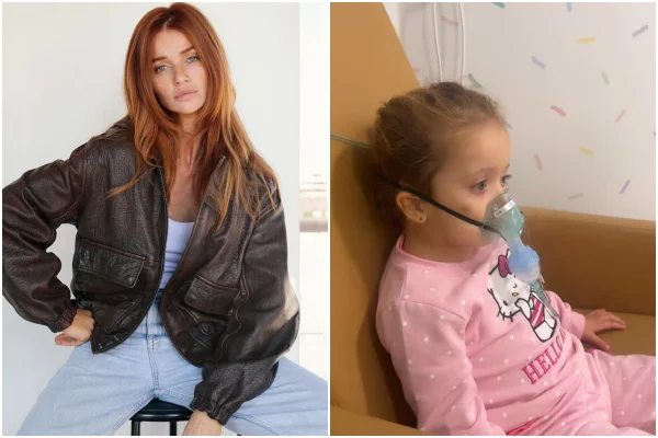 Aurora é filha de Cinthia Dicker e Pedro Scooby