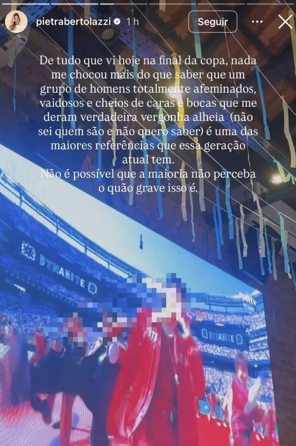 Influencer chama BTS de “afeminados” e gera revolta entre fãs do grupo - destaque galeria Influencer chama BTS de “afeminados” e gera revolta entre fãs do grupo - destaque galeria