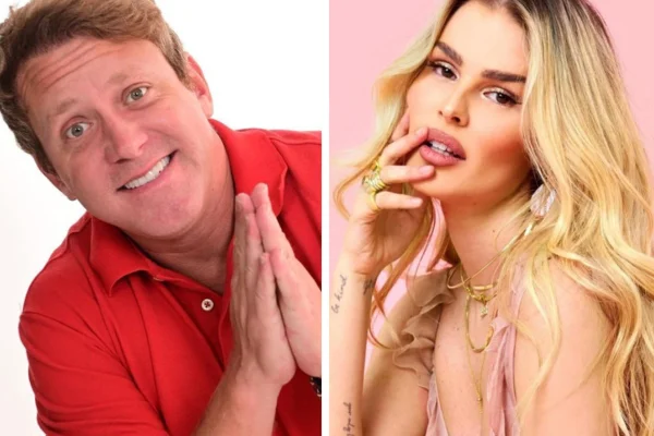 Montagem feita a partir de fotos das redes sociais de Sergio Hondjakoff e Yasmin Brunet - Metrópoles