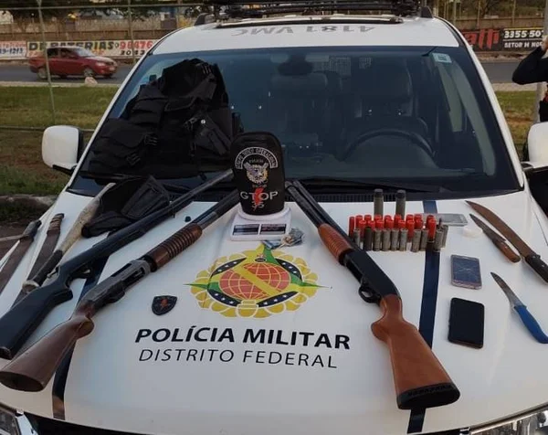 PMDF encontra armamento pesado no Assentamento 26 de Setembro