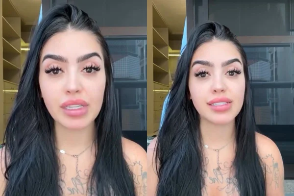 Montagem colorida de MC MIrella - Metrópoles