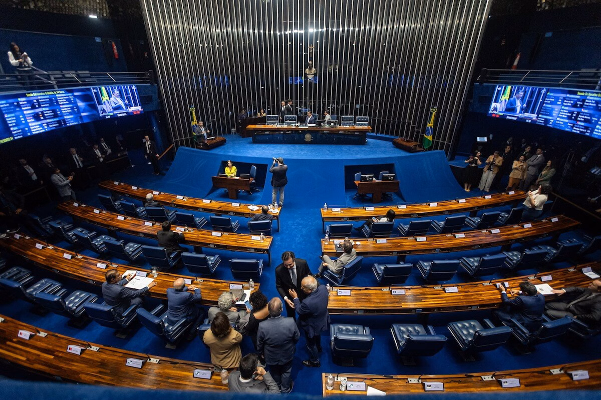 imagem colorida mostra plenário do senado federal - Metrópoles
