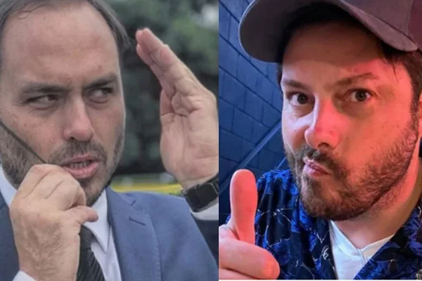 Montagem com duas fotos, na esquerda homem de terno e gravata e na direita homem com boné - Metrópoles