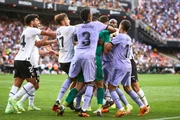 Briga generalizada na partida entre Real Madrid x Valencia pelo Campeonato Espanhol