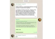 Mensagens entre Cid e Wanjgarten sobre Michelle Bolsonaro Mensagens entre Cid e Wanjgarten sobre Michelle Bolsonaro