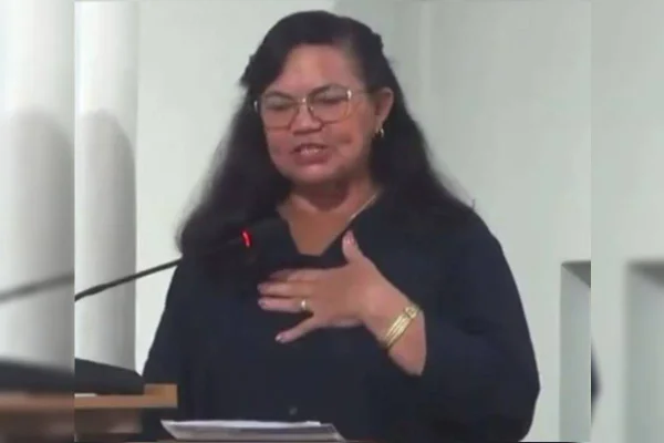 Vereadora afirmou defender a violência contra a mulher