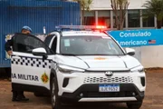 Em virtude disso, a PMDF informou que reforçou o policiamento na área onde estão localizadas as Embaixadas dos Estados Unidos e da Austrália Em virtude disso, a PMDF informou que reforçou o policiamento na área onde estão localizadas as Embaixadas dos Estados Unidos e da Austrália