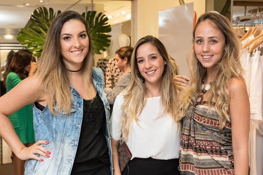Marina Adorno, Janaína Rollemberg e Marina Braz Marina Adorno, Janaína Rollemberg e Marina Braz