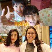 Bella Longuinho mostrou o antes e depois ao lado do irmão