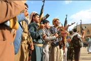 Houthis fazem parte do chamado "Eixo da Resistência" do Oriente Médio Houthis fazem parte do chamado "Eixo da Resistência" do Oriente Médio